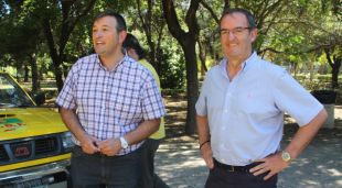 Josep Maria Cervera a l'esquerra (arxiu)