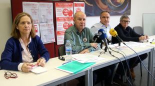 D'esquerra a dreta: Angelines Pérez, Xavier Casas, Bartomeu Compte i Carme Bosch