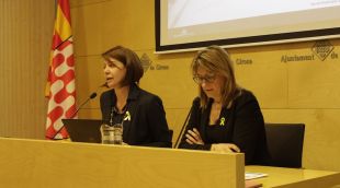 Marta Madrenas i Glòria Plana, aquest matí