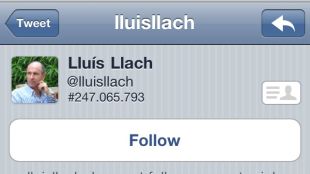 llach, twitter, fals