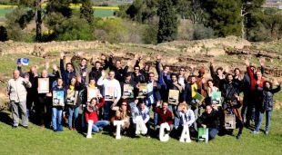 Foto de família de presentació de la sisena edició del festival Ítaca