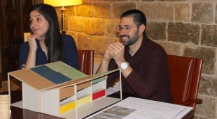 Una de les maquetes que es van presentar ahir