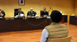 L'atracador, aquest matí durant el judici
