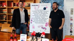 El regidor de Cultura, Jordi Bosch (esquerra), i el director de l'(a)phònica, Francesc Viladiu
