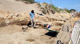 Zona d'Empúries on s'estan fent excavacions