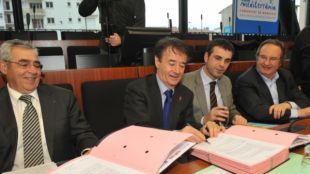 Jean-marc pujol, jean-paul alduy, santi vila, figueres, perpinyà