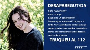 La fotografia difosa pels Mossos d'Esquadra demanant ajuda per localitzar la menor