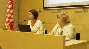 Marta Madrenas i Eva Palau aquest matí