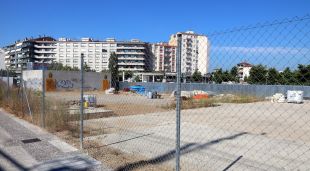 La zona del parc Central que encara queda per acabar