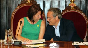 Marta Madrenas i Carles Ribas en una imatge del juliol de 2018