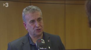 Carles Martínez durant la seva intervenció a TV3