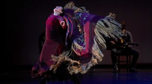 María Pagés en un instant de la seva actuació d'ahir al Festival Castell de Peralada