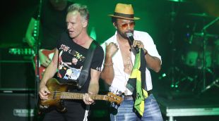 Sting durant la seva darrera visita a Cap Roig amb Shaggy el 2018