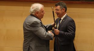 Presa de possessió del president de la Diputació de Girona, Miquel Noguer, acompanyat del vicepresident Fermí Santamaria