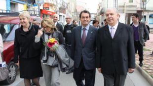 artur mas, llagostera, muralla