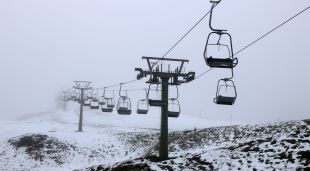 La nevada que va caure ahir a Baqueira presentava aquest estat avui al matí