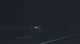 La fotografia captada pel radar dels Mossos amb el vehicle que circulava a 214 km/h per l'AP-7 a Sant Julià de Ramis