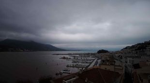 Imatge que presentava Port de la Selva a les 10 del matí d'avui