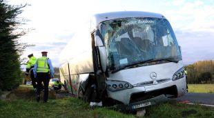 L'autocar sinistrat