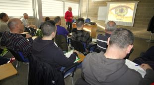 Els agents durant el curs a Barcelona