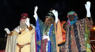 Els Reis, el passat 5 de gener de 2018 arribant a Girona