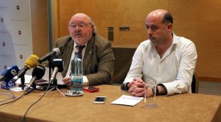 El president del Consorci Jordi Soler, i el vicepresident de l'ens, Xavier Sala, durant la presentació del balanç i pla d'inversions