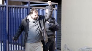 L'alcalde de Celrà, Dani Cornellà, després de ser requerit per la Policia Nacional (arxiu)