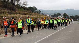 Els participants durant l'etapa d'aquest divendres