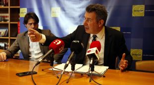 L'alcalde de Banyoles, Miquel Noguer, aquest matí