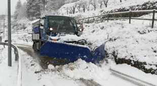 Una màquina llevaneus a Ribes de Freser (arxiu)