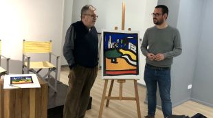 Narcís Comadira i Lluc Salellas, aquest matí