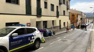 El bloc de Calonge on hi havia 25 pisos ocupats,