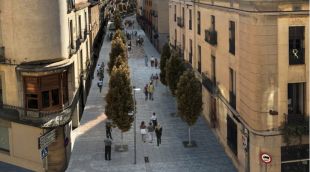 Imatge virtual de com quedarà el carrer Ample