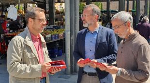 Casellas avui al mercat de Figueres