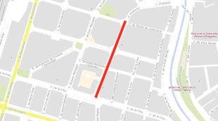 El tram del carrer Migdia que restarà tallat al trànsit