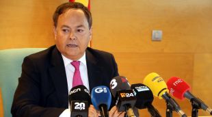 El president de l'Audiència de Girona, Fernando Lacaba