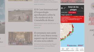El widget a la portada d'El Gerió Digital