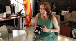 L'alcaldessa de Girona i diputada al Parlament per JxCat, Marta Madrenas, durant una entrevista amb l'ACN