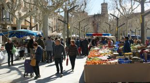 Mercat setmanal d'Olot (arxiu)