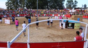 Un moment del Correbou de Vidreres del passat 1 de setembre de 2019
