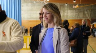 La candidata del PP al Congrés per Barcelona, Cayetana Álvarez de Toledo, avui a Calonge