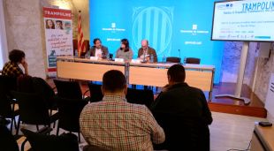 Les autoritats que han presentat a Girona l'estudi sobre mobilitat transfronterera dels joves