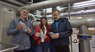L'ampolla d'aigua de Figueres es va presentar el 5 de desembre de 2019 (arxiu)