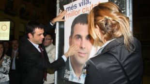 vila, campanya, cartell