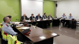 La reunió del conseller d'Interior amb els alcaldes de la Selva