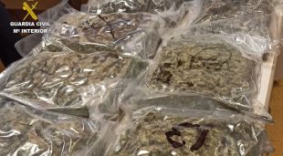 La droga decomissada a l'aeroport de Girona
