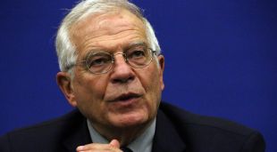 L'Alt Representant de la UE, Josep Borrell, durant una roda de premsa a Estrasburg, l'11 de febrer del 2020