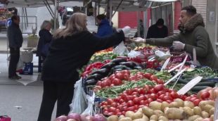 Una parada de fruita