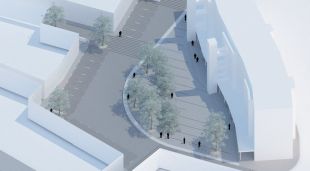 Imatge virtual de la futura plaça