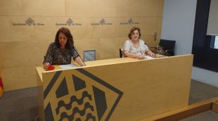 Marta Madrenas i Eva Palau, aquest migdia